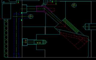 angle slide structure